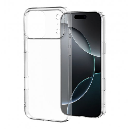 Чехол силиконовый для iPhone 17 Pro Max (Прозрачный)